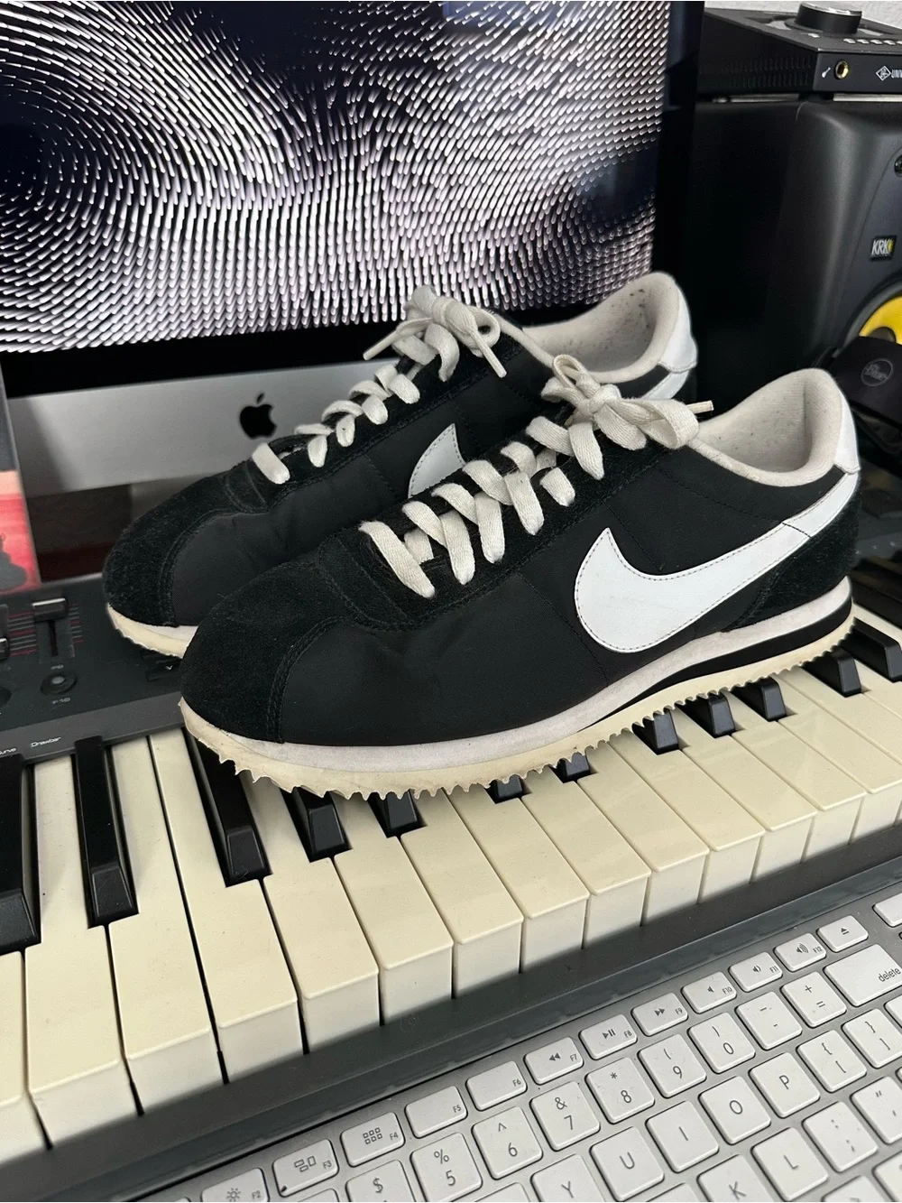 Nike Cortez Black Suede Men’s Size 10.5